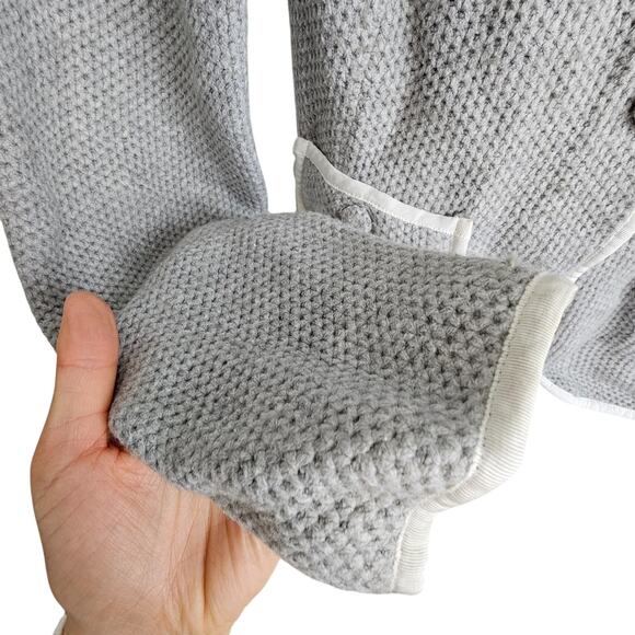 Moth Anthropologie Sweater Knit Sweater Women XL Gray Sweater Blazer Womens - Picture 4 of 8